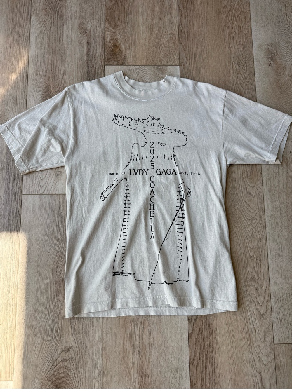 Lady Gaga Coachella 2025 Small Graphic Tee